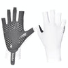 BOODUN P101251 Summer Outdoor Half Finger Silicone Non-Slip Fishing Gloves, Size: M(White)