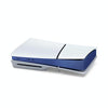 For PS5 Slim Console Middle Sticker Scratch Resistant Digital Optical Drive Version Universal Sticker, Color: Carbon Fiber Dark Blue