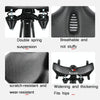 WEST BIKING Bicycle Riding Big Butt Comfortable Saddle(Black Hollow Windshield)