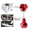 AN10 to AN6 Male and Female Connector Conversion Screw Oil Cooler Conversion Reducer Adapter (Red)