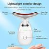Electrical Neck Beauty Instrument Neck Massager Face Beauty Device, Style: Oval(White)