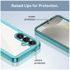 For Samsung Galaxy S25 5G Colorful Series Acrylic Hybrid TPU Phone Case(Transparent Blue)
