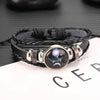 Twelve Constellations Multilayer Beaded Cowhide Bracelet, Style: Libra Ordinary