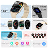 DM05 1.83 inch BT5.2 Smart Sport Watch, Support Sleep / Heart Rate / Blood Oxygen / Temperature / Heart Sugar/ Blood Pressure Health Monitor(Black)