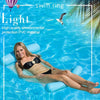 Foldable Double-purpose Backrest Float Hammock with Net, Size: 130x73cm (Sapphire Blue)