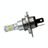 2 PCS H4 72W 1000LM 6000-6500K Super Bright White Light Car Fog LED Bulbs, DC 12-24V (Yellow Light)