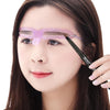 3 Sets Four-generation Eyebrow Card Hand-held Beginner Full Set of Stereo Eyebrow Card Eyebrow Drawing Aid(Purple)