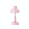 Retro Charging Table Lamp Bedroom Bed LED Eye Protection Light(LD05 Lotus Pink)