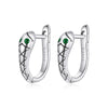 S925 Sterling Silver Smart Snake Ear Studs Women Earrings(Silver)