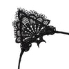 Women Lace Lovely Cat Ear Hairband Head Chain(Black)