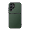 For Samsung Galaxy S24 Ultra 5G Litchi Leather Magnetic Full Coverage Shockproof Phone Case(Green)