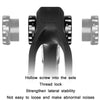 WEST BIKING Mountain Road Bike Screw-In Bearing Bottom Axle(Black)