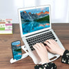 General-purpose Increased Heat Dissipation For Laptops Holder, Style: with Mobile Phone Holder(White)