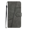 For Samsung Galaxy S25 Ultra 5G Skin-feel Stitching Leather Phone Case(Grey)