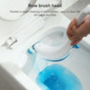 Disposable Toilet Brush Household Toilet Brush with Detergent, Style:Splicing