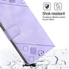 For Redmi K70 Ultra 5G Global Skin-feel Embossed Leather Phone Case(Light Purple)