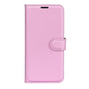 For Samsung Galaxy A26 5G Litchi Texture Horizontal Flip Leather Phone Case with Holder(Pink)