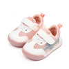 D2678 Autumn Baby Shoes Super Skin Children Sport White Shoees, Size: 20(Single Net Pink)