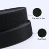 2.5cm Wide Nylon Clothing Textile Accessories Without Glue Hook and Loop Fastener(Black)