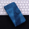 For Xiaomi Redmi K70 / K70 Pro Seven-shaped Embossed Leather Phone Case(Blue)