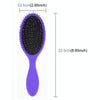 Soft Women Hair Brush Salon Hairstyles Comb Wet Dry Scalp Massage Brushes(Purple)