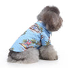 Dog Beach Shirt, Blue, XL (7-7.5kg) - Summer Pet Clothes