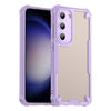 For Samsung Galaxy S23+ 5G Armor Glaze PC Hybrid TPU Phone Case(Purple)