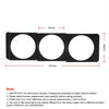 52mm Car Modified Instrument Rack Three-hole Universal Car Radio Card Slot