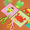 Cartoon Educational Paper Cutting Set Children DIY Handmade Materials, Color: Fruits and Vegetables