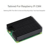 WAVESHARE Aluminum Heatsink for Raspberry Pi CM4, with Antenna Notch (Black)
