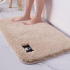 Bathroom Toilet Absorbent Bath Mat Carpet Bedroom Non-slip Foot Pad, Size:60x90cm(Creamy-white)