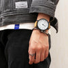 Waterproof Retro PU Leather Strap Quartz Watch(Coffee Band Cute Digital Dial)