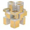 Mirror Bright and Smooth Magic Cube Children Educational Toys(Black Bottomed Gold)