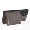 For Samsung Galaxy S24 Ultra 5G Forwenw F8 Series 2 in 1 Magnetic Card Slot Leather Phone Case(Grey)