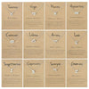 Zodiac Signs Necklace Electroplate Alloy Short Chain Jewelry, Style: Sagittarius Silver