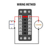 CS-979A1 FB1903 1 In 1 Out 6 Ways No Distinction Positive Negative Fuse Box without Fuse for Auto Car Truck Boat
