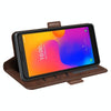 For Alcatel 1B 2022 Dual-side Magnetic Buckle Horizontal Flip Leather Phone Case(Brown)