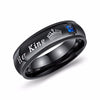 606 Couple Ring Titanium Steel Ring, Size: Men Style 11