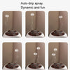 Dynamic Multi-Spray Aromatherapy Diffuser With Colorful Lights Remote Control Humidifier US Plug(V80 Spit Circle Upgrade Model)