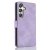 For Samsung Galaxy A24 4G Dreamy Butterfly Love Flower Embossed Leather Phone Case(Purple)