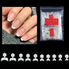500 PCS/Bag Plum Blossom Crescent Art Nail Extension Nail Plate