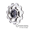 ZTTO 11T 4/5/6 MM Bicycle Derailleur Ceramic Bearing Bicycle Accessories (Silver)