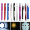 E-SMARTER Multifunctional Pen Flashlight Graduated LED Penlight, Color Random Delivery, Style: Convex Head White Light