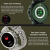Bluetooth Talk Outdoor Pedometer Exercise Heart Rate Sleep Monitoring Smart Watch(Silver)
