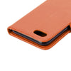 For  iPhone 8 & 7  Pressed Flowers Horizontal Flip Leather Case with Holder & Card Slots & Wallet(Brown)