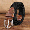 Narrow Version Elastic Canvas Weave Waistband, Length:95 x 2.5cm(C3 Black)