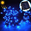 200 LEDs Outdoor Waterproof Christmas Festival Decoration Solar Lamp String, Length: 22m(Blue)