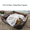 Warm Fleece Dog Kennel Mat, Beige, Small (40x60cm)