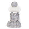 Grey Dog Summer Dress, Size L - Breathable Cotton