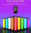 LUXCeO RGB Colorful Photo LED Stick Video Light APP Control Adjustable Color Temperature Waterproof Handheld LED Fill Light with Remote Control(Black)